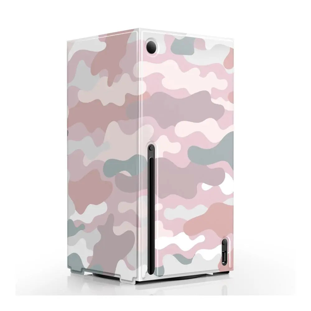 Xbox Series X Console Magnetic Wraps-Pink Camo