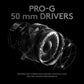 Logitech G Pro X Wired Gaming Headset: Blue VO!CE Detachable Boom Mic, DTS 7.1, 50 mm Drivers, USB/3.5mm Aux, Spare Memory Foam Ear Pads, USB DAC & Bag Included, for PC, Xbox, PS5, PS4 - Black