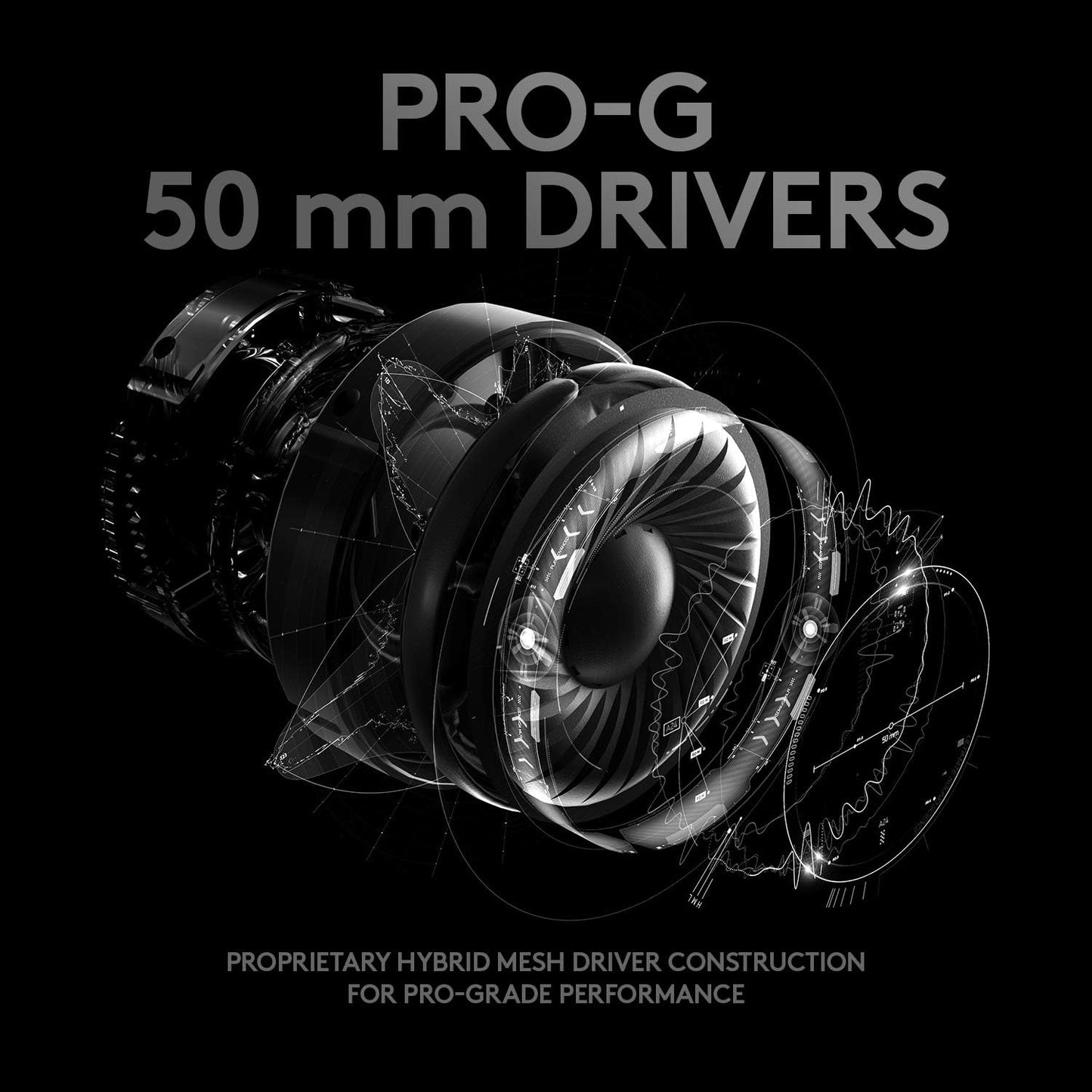 Logitech G Pro X Wired Gaming Headset: Blue VO!CE Detachable Boom Mic, DTS 7.1, 50 mm Drivers, USB/3.5mm Aux, Spare Memory Foam Ear Pads, USB DAC & Bag Included, for PC, Xbox, PS5, PS4 - Black