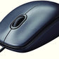 Logitech M90 USB Wired Mouse - Black