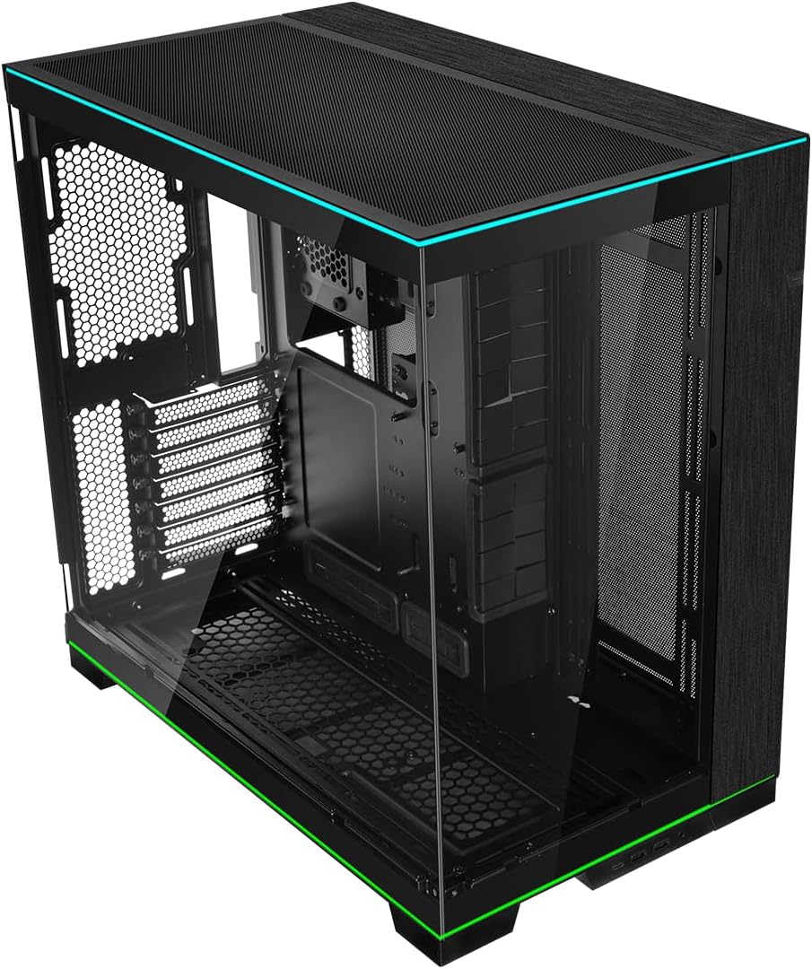 Lian Li O11D EVO RGB E-ATX gaming dual chamber case - ARGB lighting strips - Up to 420mm radiator - Cable management