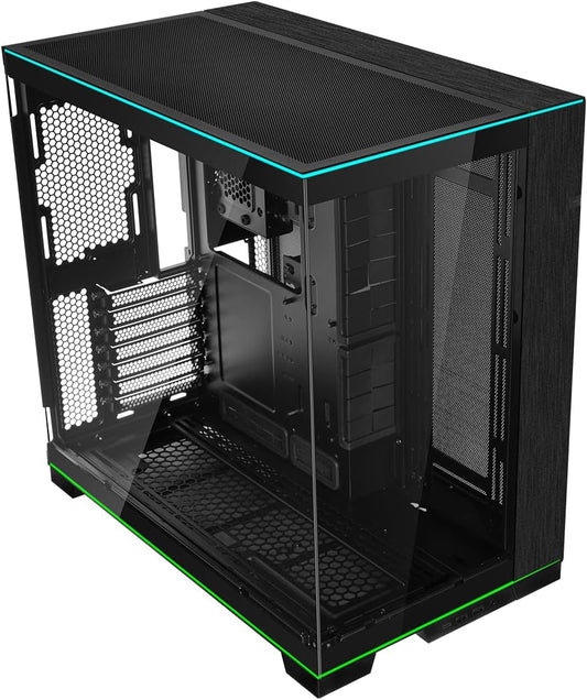 Lian Li O11D EVO RGB E-ATX gaming dual chamber case - ARGB lighting strips - Up to 420mm radiator - Cable management