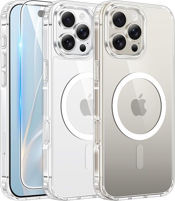 Magnetic for iPhone 16 Pro Case, Clear