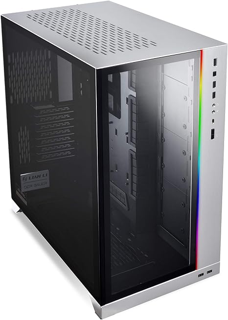 Lian Li O11 Dynamic XL Rog Certified Atx Full Tower Gaming Computer Case - White