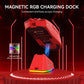 ATTACK SHARK X11 Lightweight Wireless Gaming Mouse with RGB Charging Dock,Tri-Mode-2.4G/USB-C Wired/BT,22K DPI,PAW3311 Optical Sensor,HUYU Switch, 5 programmable Buttons for PC,Mac-Red