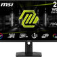 MSI MAG 274QRF QD E2 27 Inch WQHD Gaming Monitor - 2560 x 1440 Rapid IPS Quantum Dot Panel, 180 Hz - 1ms, 120percentage sRGB Colour Gamut, DisplayHDR 400 - DP 14a, HDMI 20b, USB Type-C