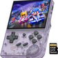 ANBERNIC RG35XX Handheld Game Console , 3.5 Inch IPS Screen Linux System-(Transparent Purple)