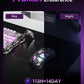 GravaStar Mercury X Pro Wireless Gaming Mouse, Come with 8K Dongle – 32,000 DPI PAW 3950 Sensor, 8,000Hz Polling Rate, Only 49g, Magnesium Alloy Hollow Frame, RGB Lighting, 5 Programmable Buttons