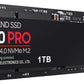 SAMSUNG 980 PRO SSD 1TB PCIe 4.0 NVMe Gen 4 Gaming M.2 Internal Solid State Drive Memory Card , Maximum Speed, Thermal Control MZ-V8P1T0B/AM