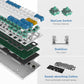 RK ROYAL KLUDGE RK61 Plus Wireless Mechanical Keyboard, 60% Percent Gaming Keyboard