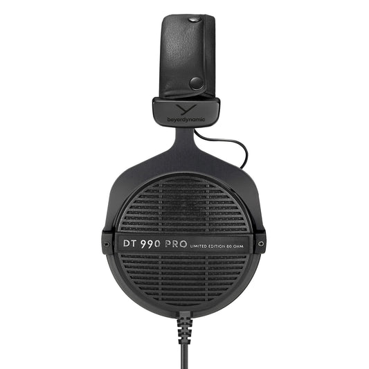 beyerdynamic DT 990 PRO, 80 Ohm, Open Back, Over Ear, Wired Professional Studio Headphones, Gaming, Podcast, Audiophile, Mixing, 3m Straight Cable, Black with Limited Edition Black Games Corner 