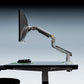 NB Gaming Monitor Arm or for 32 to 60 Inches Screen, Load up to 20 kg, VESA 75/100, RGB-Light, Heavy Duty, Multi Angle Adjustable, Premium Aluminum, Lake Blue