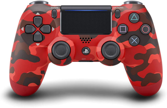 PlayStation Dualshock 4 Wireless Controller, 4, Red Camouflage (pre owned)