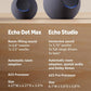 Amazon Echo Dot Max – Newest Alexa Speaker with 3X Bass, Room-Filling Sound, Alexa+ Ready, Amethyst
