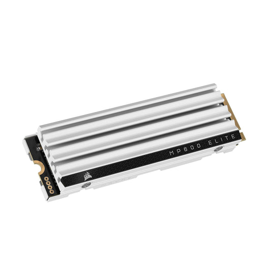 Corsair MP600 Elite 1TB M.2 PCIe Gen4 x4 NVMe SSD – Optimized for PS5 – Included Heatsink – M.2 2280 – Up to 7,000MB/sec Sequential Read – High-Density 3D TLC NAND – White