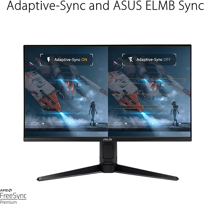 ASUS TUF VG32UQA1A Gaming 32'' 4K UHD HDR DSC VA Gaming Monitor, 160Hz Refresh Rate & 1ms (MPRT), ELMB Sync, Freesync Premium, Speakers, 120% sRGB, DisplayHDR 400, DP/HDMI, Black | 90LM08L0-B01970