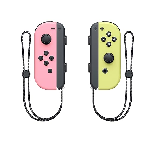 Nintendo Switch Joy-Con  - Pastel Pink & Pastel Yellow Games Corner 