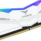 TEAMGROUP T-Force Delta RGB DDR5 Ram 32GB (2x16GB) 6200MHz PC5-49600 CL38 Desktop Memory Module Ram for 600 700 Series Chipset XMP 3.0 Ready White FF4D532G6200HC38ADC01-GC