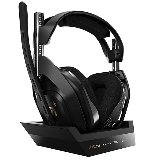 ASTRO Gaming A50 Wireless Headset + Base Station Gen 4 - Compatible with Xbox Series X|S, Xbox One, PC, Mac -