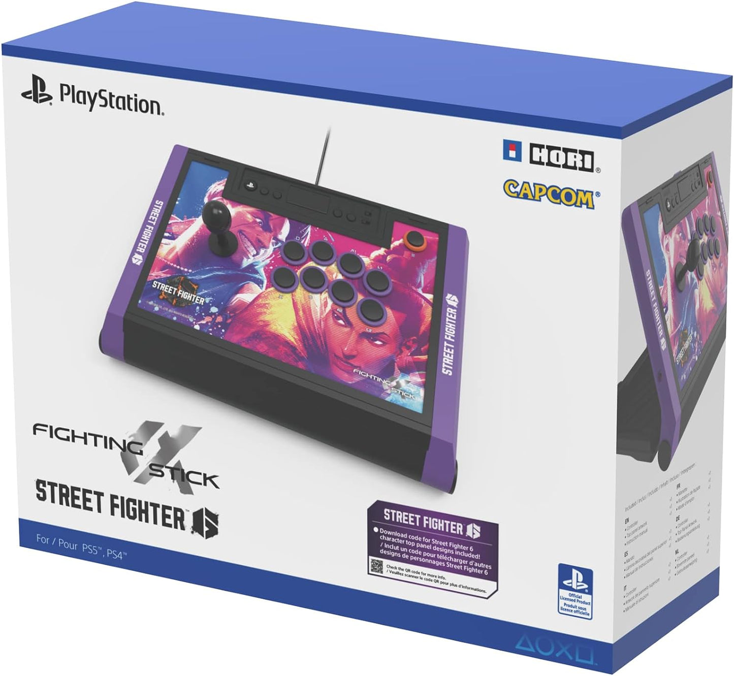 HORI PS5,PS4 Fighting Stick Alpha (Street Fighter VI)