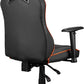 Cougar Fusion S Ergonomic Gaming Chair, PVC Faux Leathe - Orange Black