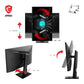 MSI G274QPX 27 Inch 2K WQHD Gaming Monitor - 2560 x 1440 Rapid IPS Panel, 240 Hz  1ms GtG, 98% DCI-P3 Colour Gamut, HDR 400, Type-C PD 65W, G-SYNC...