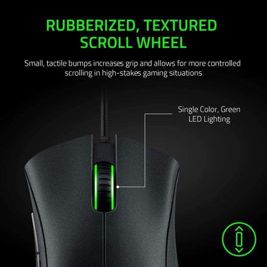 Razer DeathAdder Essential Gaming Mouse: 6400 DPI Optical Sensor