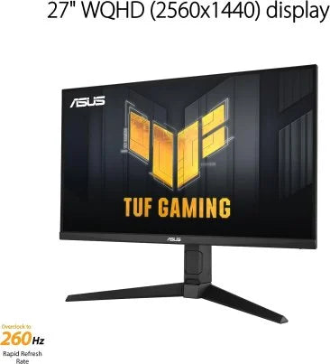 ASUS TUF Gaming VG27AQML1A 27” QHD Fast IPS 260Hz Gaming Monitor - 90LM05Z0-B07370