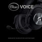 Logitech G Pro X Wired Gaming Headset: Blue VO!CE Detachable Boom Mic, DTS 7.1, 50 mm Drivers, USB/3.5mm Aux, Spare Memory Foam Ear Pads, USB DAC & Bag Included, for PC, Xbox, PS5, PS4 - Black