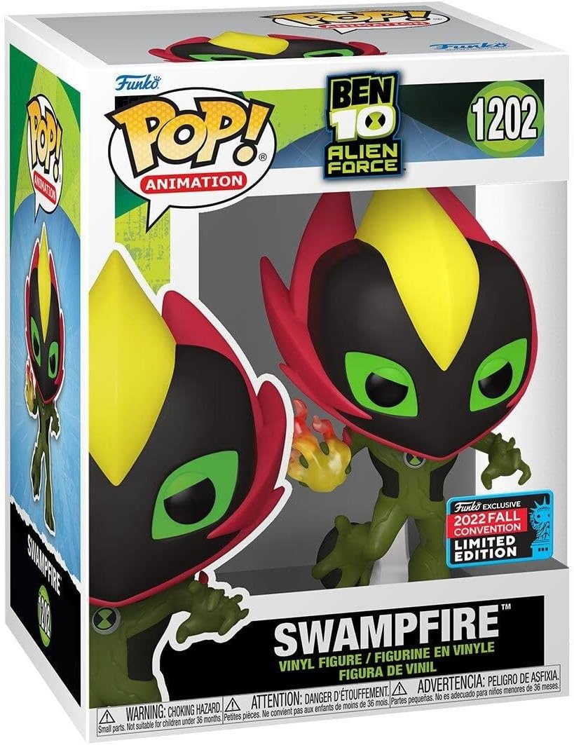 Funko Pop! Television: Ben 10 - Swampfire (NYCC'22), Collectable Vinyl Figure - 67043