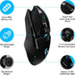 Logitech G903 LIGHTSPEED Wireless Gaming Mouse W/ Hero 25K Sensor, PowerPlay Compatible, 140+ Hour with Rechargeable Battery and Lightsync RGB, Ambidextrous, 107G+10G optional, 25,600 DPI, Black