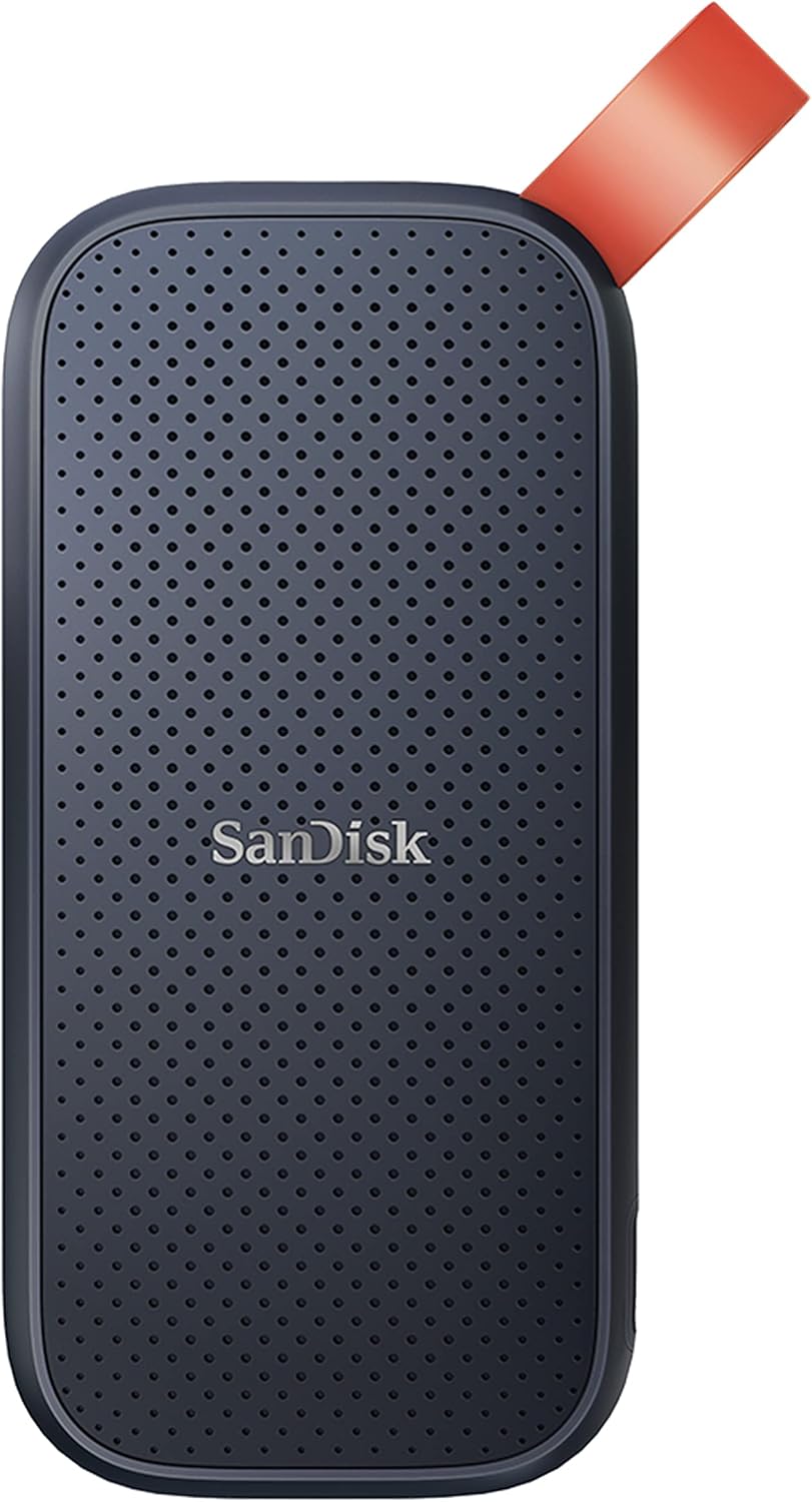 SANDISK 1TB Portable SSD - Up to 800MB/s, USB-C, USB 3.2 Gen 2, Updated Firmware - External Solid State Drive
