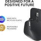 Logitech MX Master 3S - Wireless Performance Mouse with Ultra-fast Scrolling, Ergo, 8K DPI, Track on Glass, Quiet Clicks, USB-C, Bluetooth, Windows, Linux, Chrome - Graphite