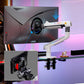 NB ERGONOMIC F5 Gaming Monitor Arm for 32–60 Inch Screens, Heavy Duty 20kg Monitor Stand, VESA 75x75/100x100, RGB Gaming Light, Full Motion Adjustable Arm, Premium Aluminum, White