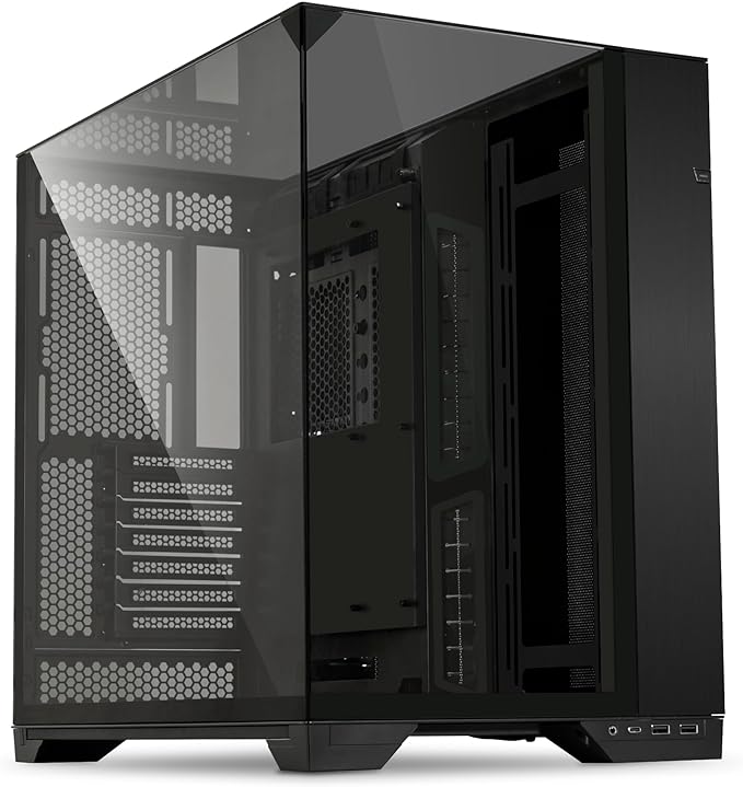 Lian Li O11 Vision -Three sided tempered glass panels - Dual-chamber ATX Mid Tower - Up to 2 × 360mm radiators - Removable motherboard tray for PC building - Up to 455mm large GPUs - O11VX