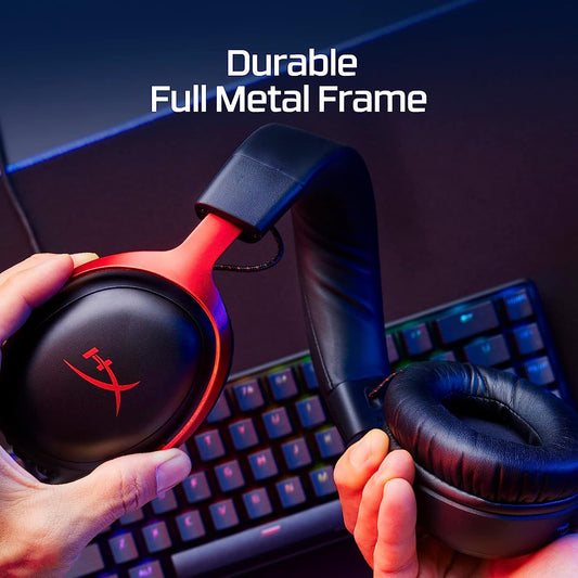 HyperX Cloud III Gaming Headset Black,Red-2-Year Warranty - Games Corner  Games Corner 