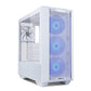 LIAN LI LANCOOL III E-ATX PC Case, Spacious RGB Gaming Computer Case with Hinged Tempered Glass Doors, Fine Mesh Panels, 4x140mm PWM Fans Pre-Installed High Airflow Chassis (White)