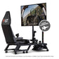 Next Level Racing F-GT Racing Simulator Cockpit. Formula and GT racing simulator cockpit compatible with Thrustmaster, Fanatec, Moza Racing on PC, Xbox and PS