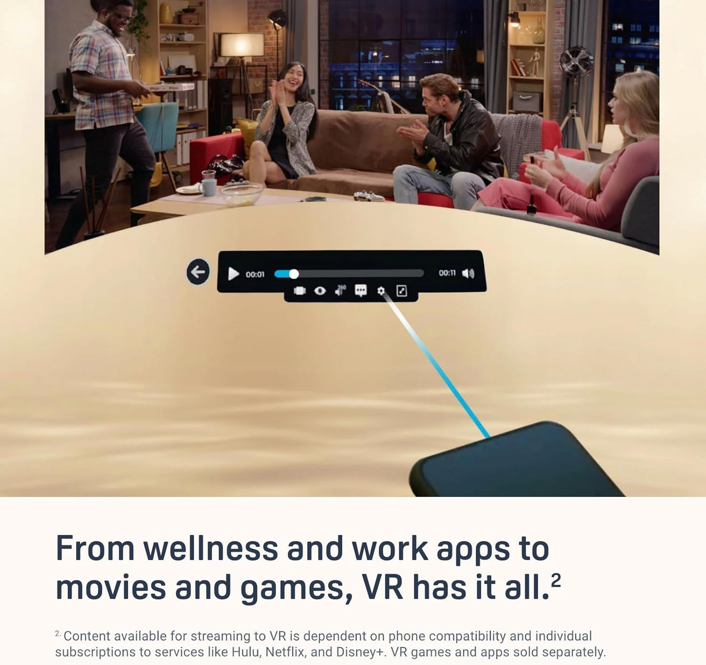 HTC Vive Flow Virtual Reality Headset - Games Corner 