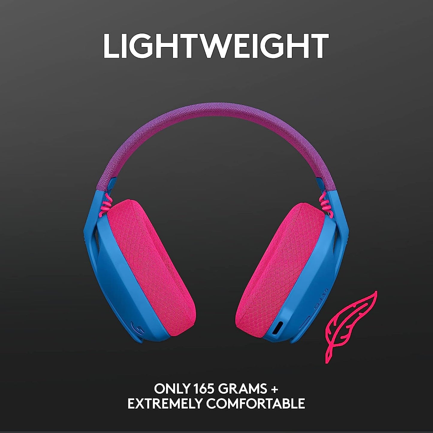 Logitech G435 Lightspeed And Bluetooth Wireless Gaming Headset