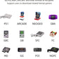 ANBERNIC RG35XX Handheld Game Console , 3.5 Inch IPS Screen Linux System-(Transparent Purple)