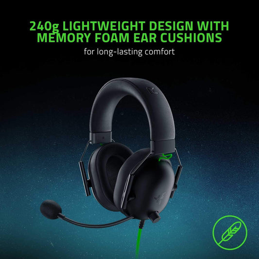 Razer BlackShark V2 X Gaming Headset: 7.1 Surround Sound