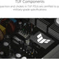 ASUS TUF Gaming 1000W Gold White Edition (1000 Watt, Fully Modular Power Supply, 80+ Gold Certified, Military-Grade Components, Dual Ball Bearing, Axial-tech Fan, PCB Coating.