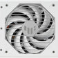 ASUS TUF Gaming 1000W Gold White Edition (1000 Watt, Fully Modular Power Supply, 80+ Gold Certified, Military-Grade Components, Dual Ball Bearing, Axial-tech Fan, PCB Coating.