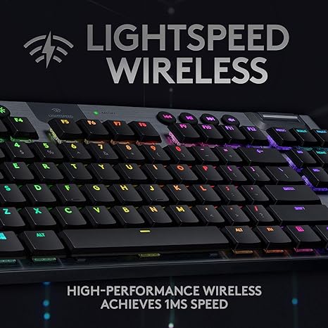 LOGITECH G915 TKL Tenkeyless LIGHTSPEED  Wireless RGB Mechanical Gaming Keyboard -