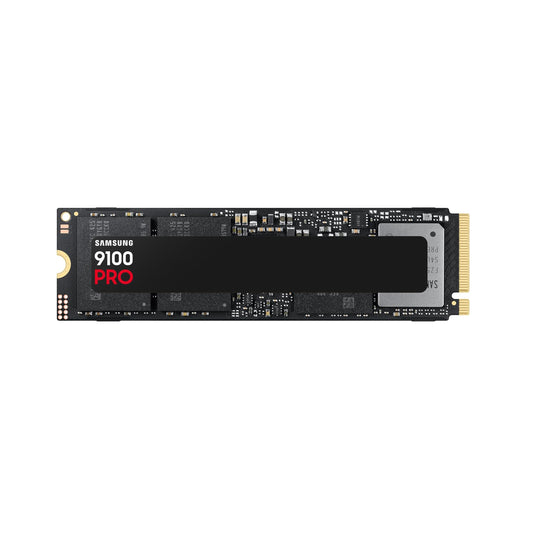 SAMSUNG 9100 PRO PCIe 5.0 NVMe M.2 Internal SSD, 4TB Capacity, V-NAND TLC Type, Up to 14,800 MB/s Sequential Read & Up to 13,400 MB/s Sequential Write, TRIM & SMART Support | MZ-VAP4T0BW