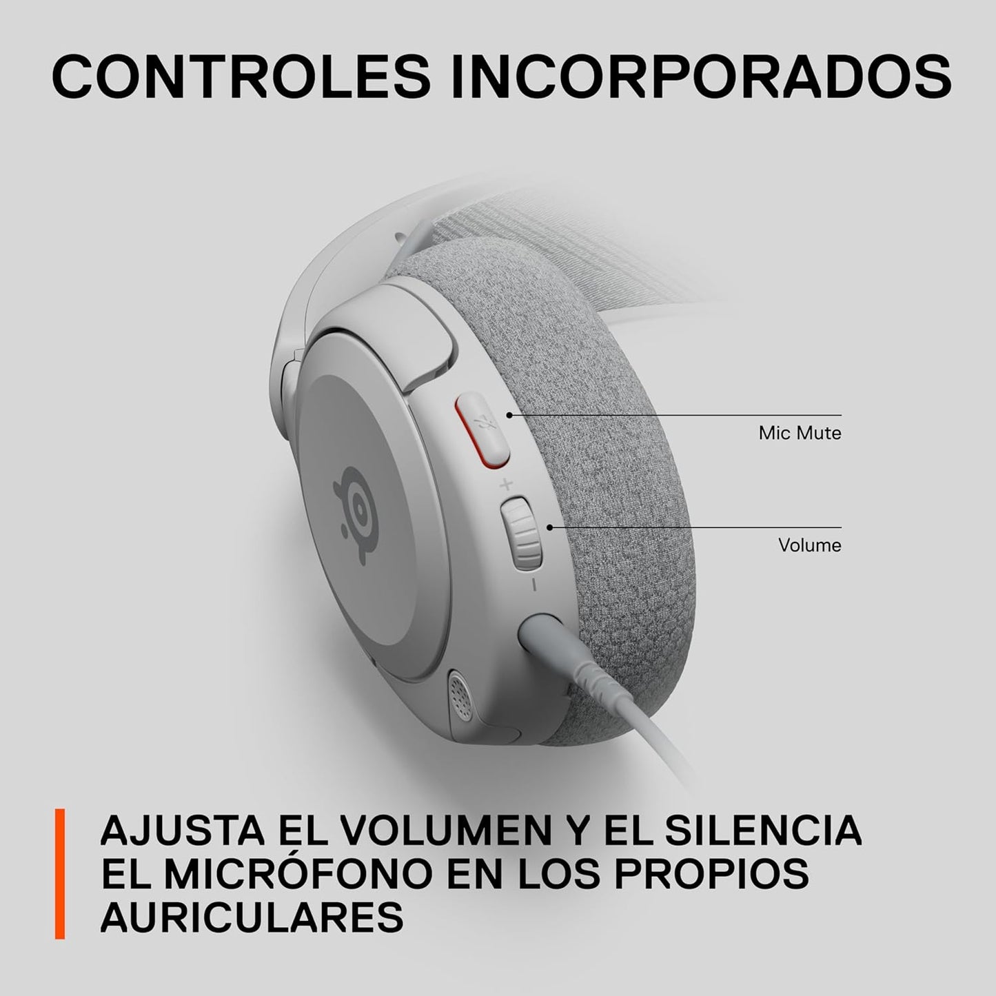 SteelSeries Arctis Nova 1 Multi-System Gaming Headset — Hi-Fi Drivers — 360° Spatial Audio — Comfort Design — Durable — Ultra Lightweight — Noise-Cancelling Mic — PC, PS5/PS4, Switch, Xbox - White