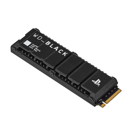 WD_BLACK 4TB SN850X NVMe Internal Gaming Solid State Drive with Heatsink - Works with PlayStation 5, Gen4 PCIe, M.2 2280, Up to 7,300 MB/s