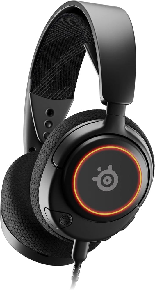 SteelSeries New Arctis Nova 3 Multi Platform Gaming Headset Signature Sound ClearCast Gen 2 Mic PC, PS5/PS4, Xbox Series XS, Switch, Mobile, Black Games Corner 