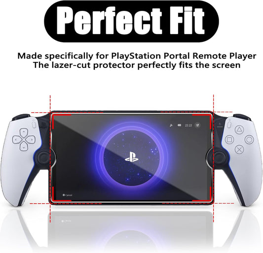 Screen Protector for PlayStation Portal Remote Player 8 inch, Tempered Glass Screen Protector for PlayStation 5 Portal Handheld, Ultra HD, Anti-Scratch, Anti-Fingerprint, Bubble-free